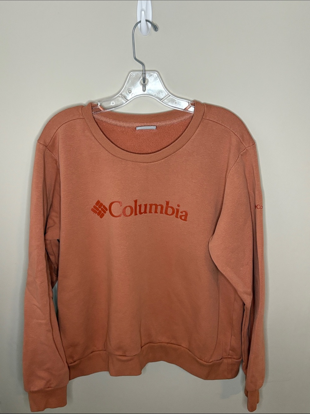 Columbia Women’s Sweatshirt in Burnt Orange with Logo